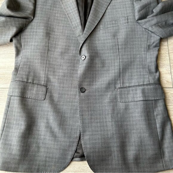 Zanetti Angelico Checked Pure Wool Blazer  Made in Italy - Picture 6 of 11